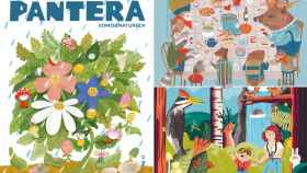 Portadas de las tres ediciones de 2024 de la revista Pantera.