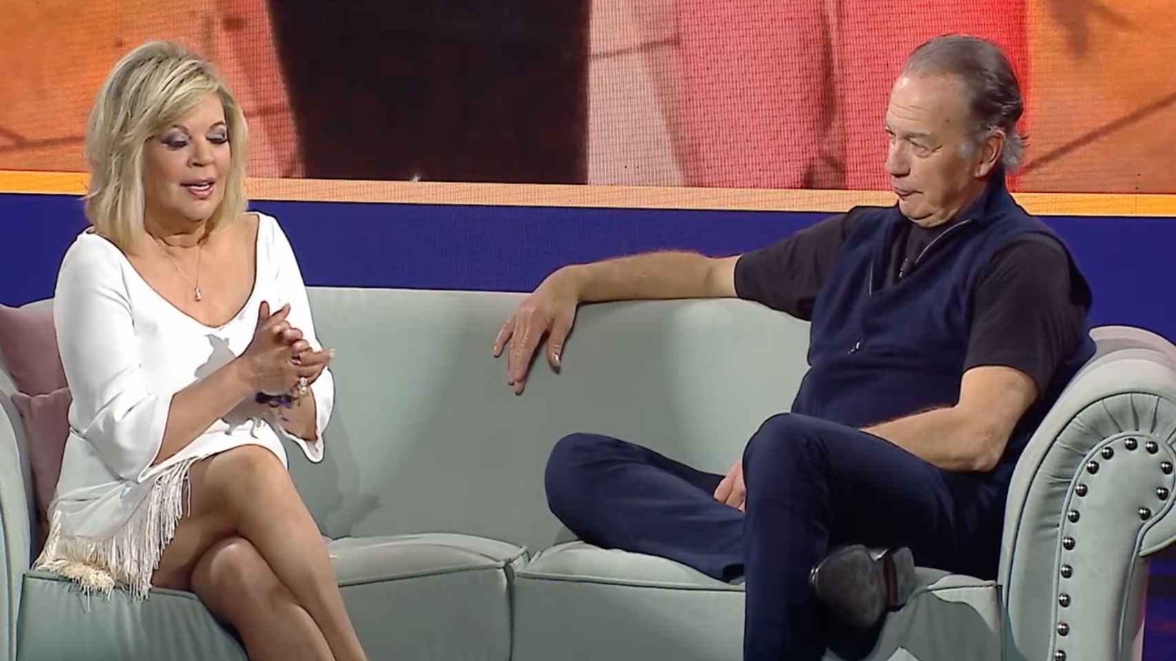 Terelu Campos y Bertín Osborne en 'El show de Bertín'.