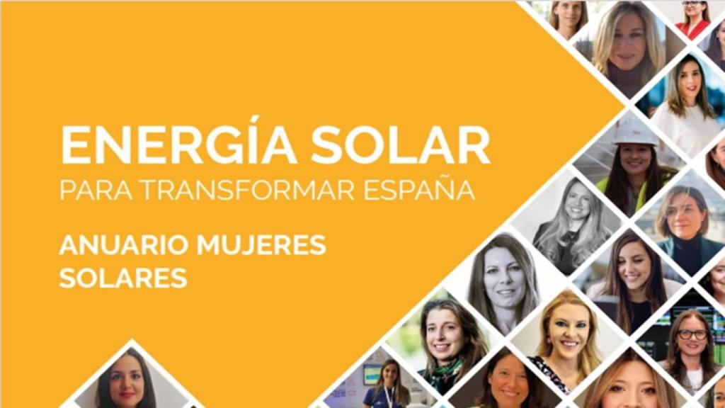 Imagen del anuario de 'mujeres solares' de UNEF.