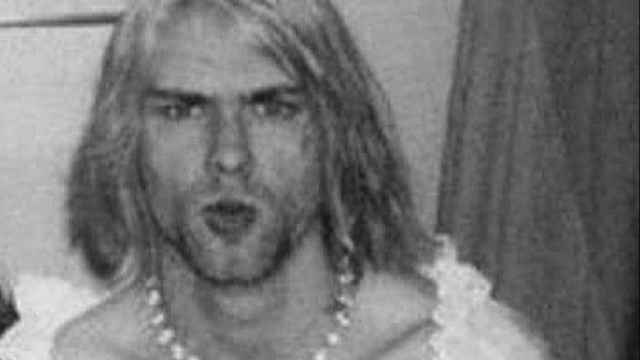 Kurt Cobain, vestido de novia.