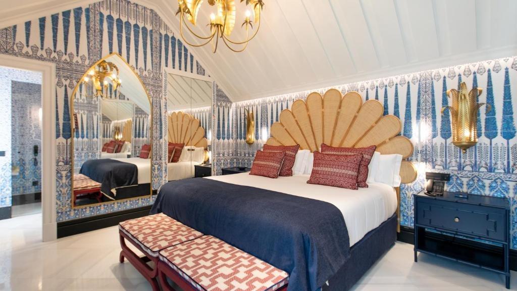 El interior de una habitación en el Hotel Casa Palacio Don Ramón.