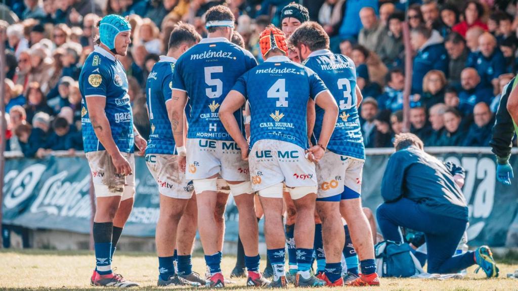 Imagen del partido entre el Chami y el VRAC, este sábado.