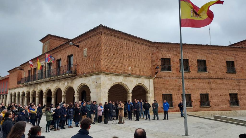 Homenaje en Medina de Rioseco a las víctimas y caídos por el terrorismo