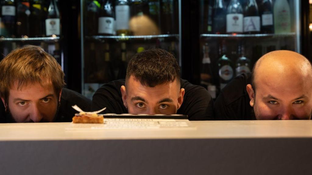 El pintxo español del restaurante Baserriberri.