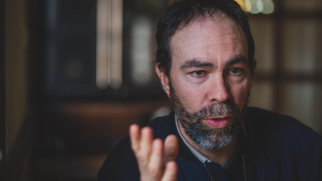 Cyrille, durante la entrevista.