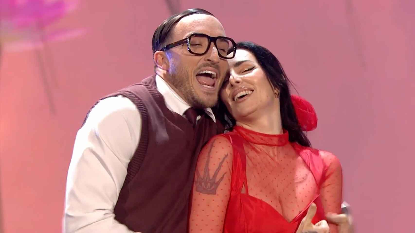 Álvaro Cuenca y Mala Rodríguez en 'Bailando con las estrellas'.