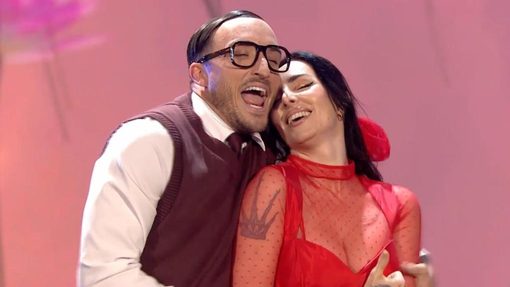 Álvaro Cuenca y Mala Rodríguez en 'Bailando con las estrellas'.
