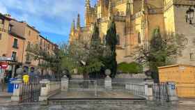Los aseos de la Plaza Mayor de Segovia.