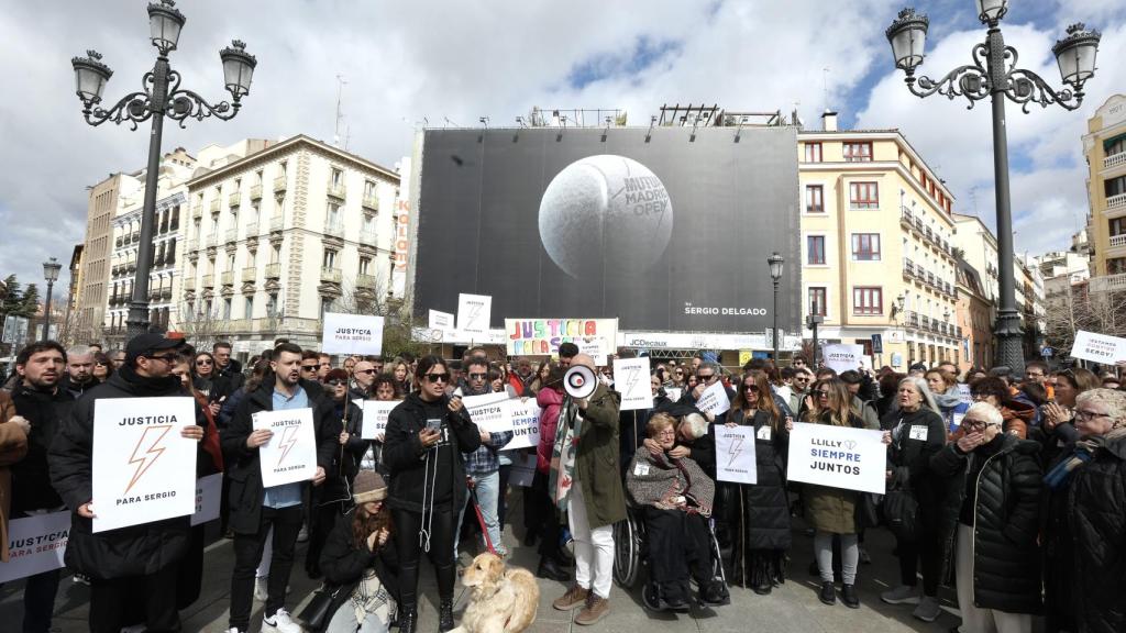 Concentración este domingo en Madrid para reclamar justicia para Sergio Delgado, el joven vallisoletano asesinado en Burgos el pasado 24 de febrero.