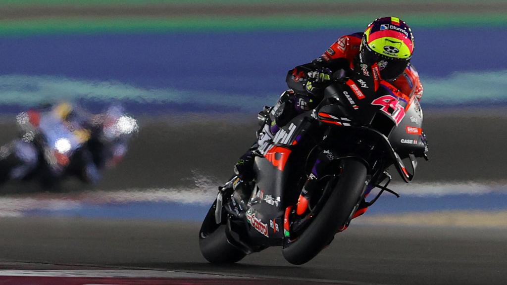 Aleix Espargaró, en el Gran Premio de Qatar.