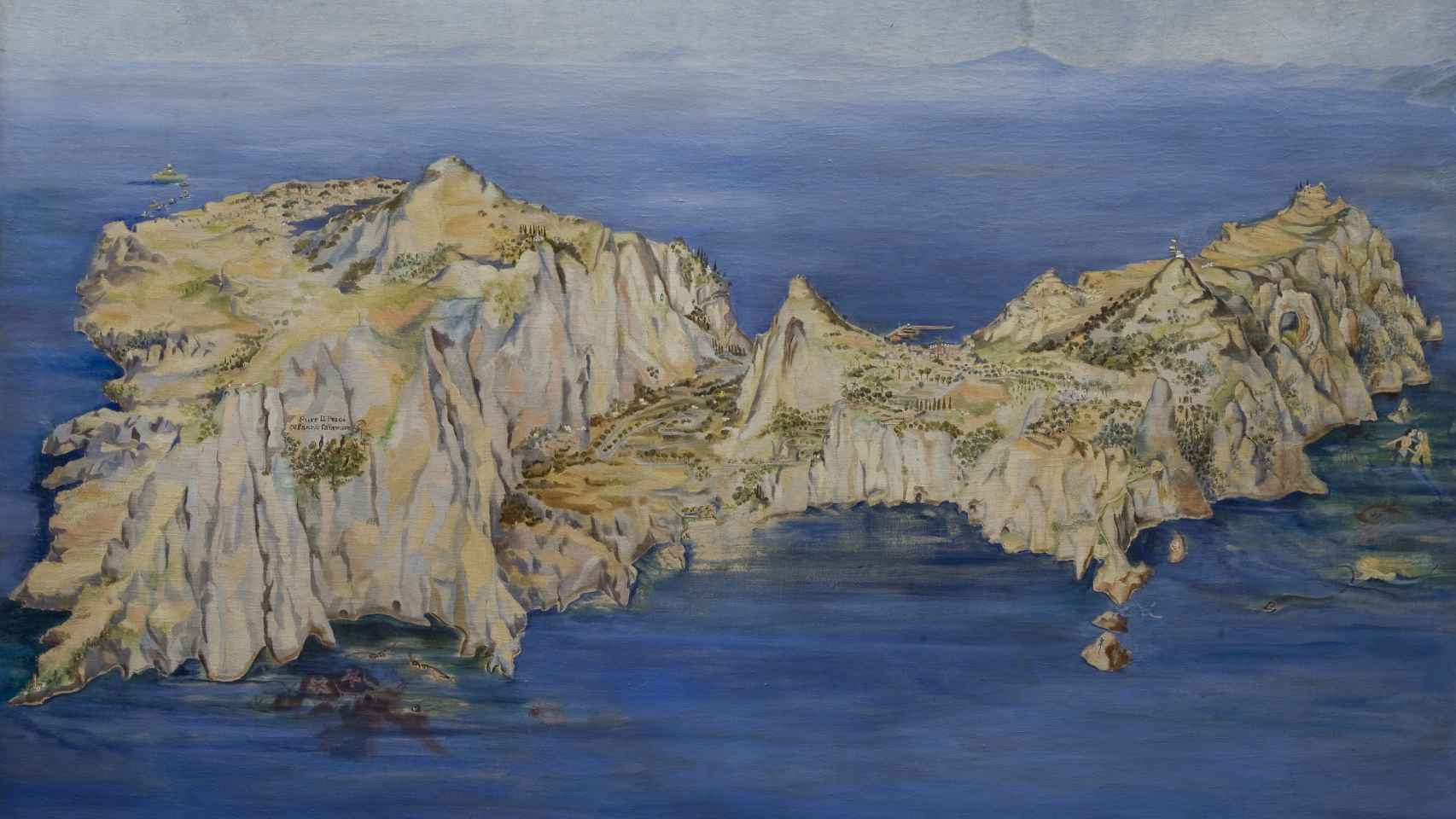 Delhy Tejero: 'Isla de Capri', 1938. Legado Delhy Tejero