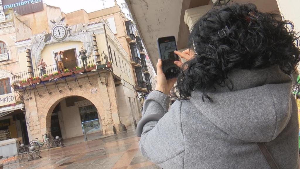 El reloj del carillón de la Plaza Mayor de Ciudad Real