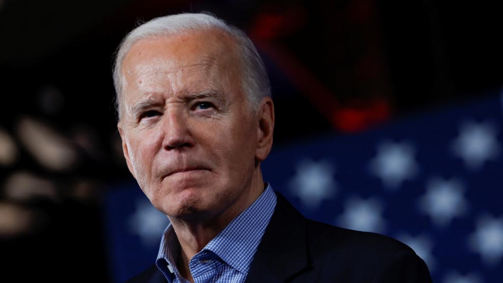 Joe Biden en un evento de campaña en Atlanta este sábado.