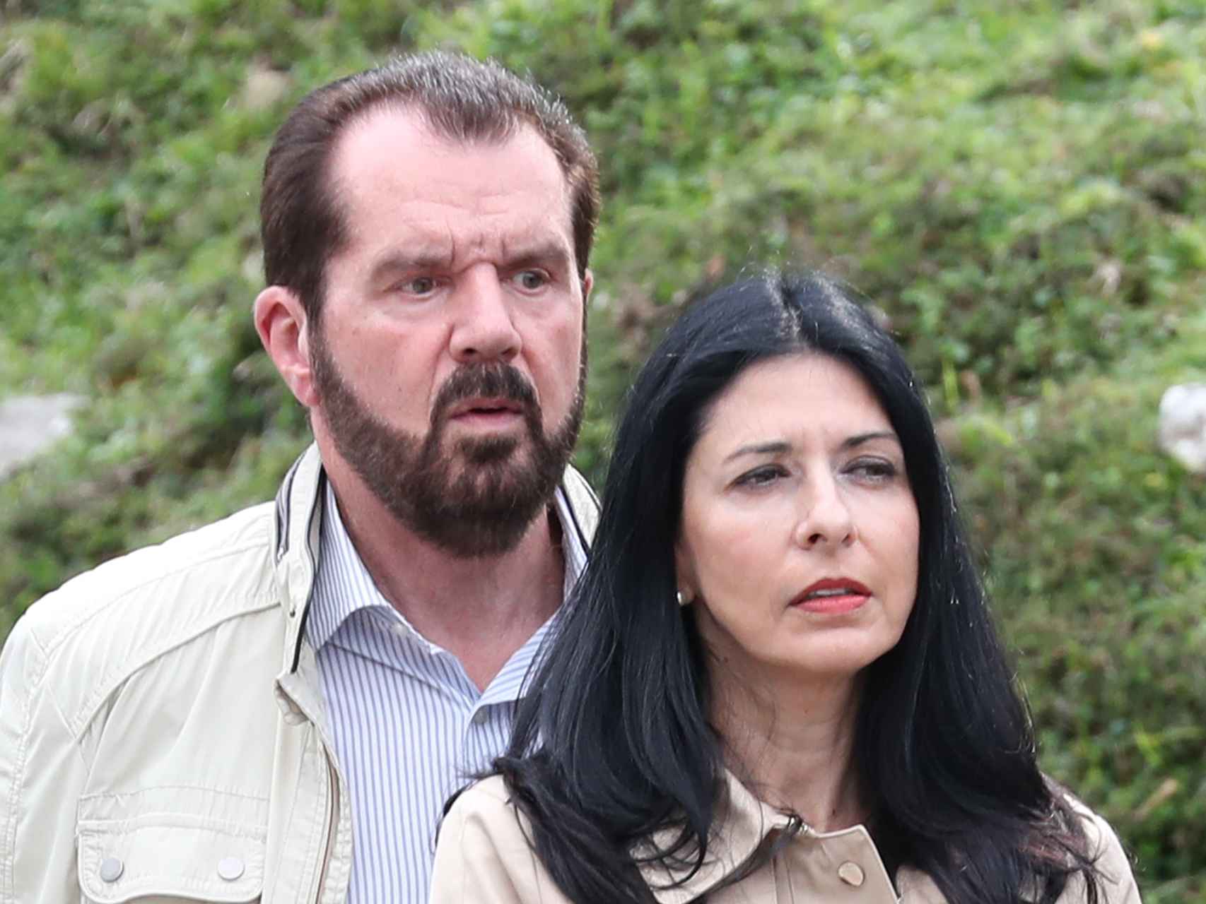 Jesús Ortiz junto a su actual pareja y razón de amor,  Ana Togores.