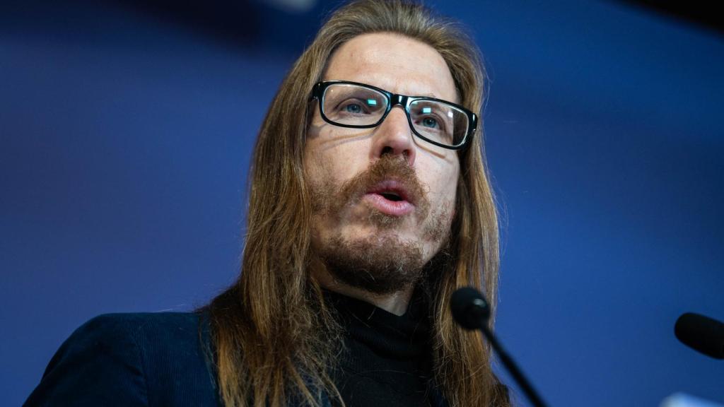 El secretario de Organización y portavoz de Podemos, Pablo Fernández.