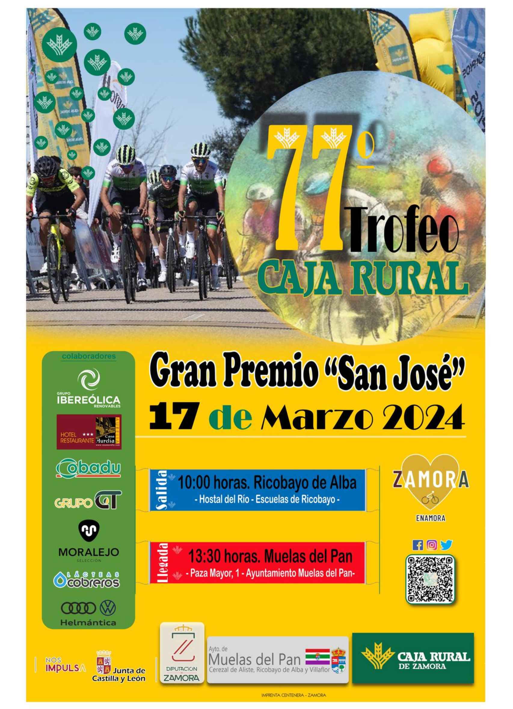 Cartel del 77º Trofeo Caja Rural-GP San José 2024