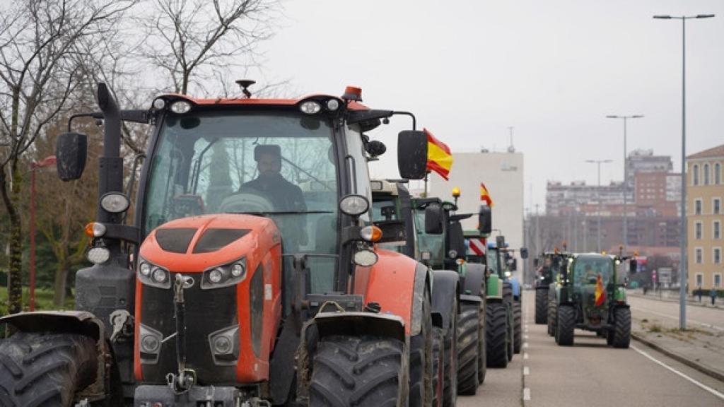 Tractorada en Valladolid