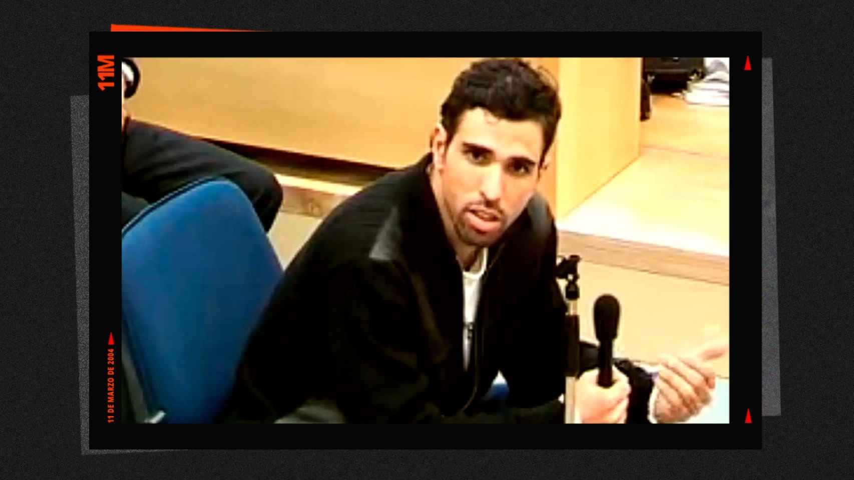 Jamal Zougam durante el juicio del 11-M.