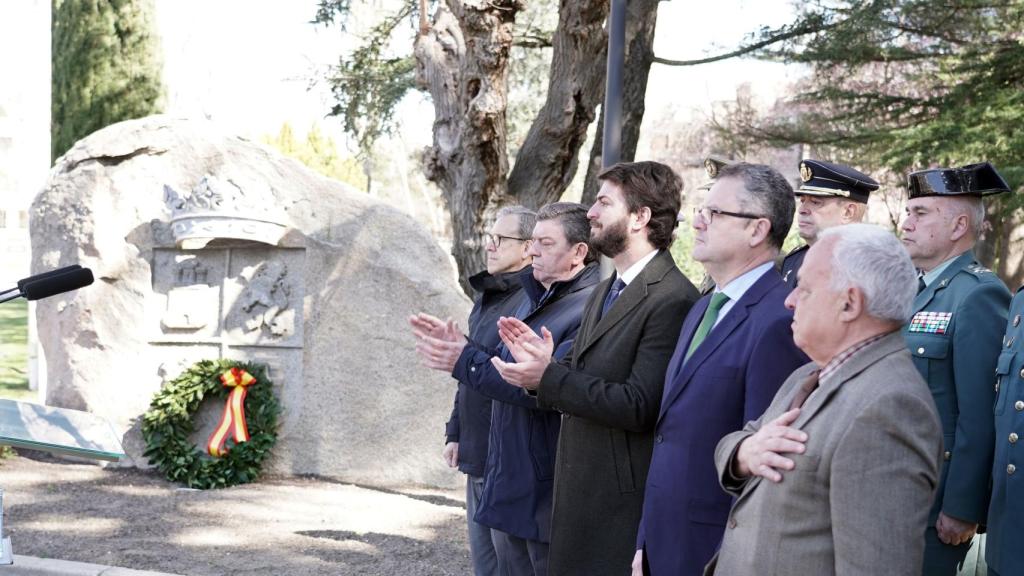 El vicepresidente de la Junta de Castilla y León, Juan García-Gallardo, participa en el homenaje del Gobierno autonómico a las Víctimas del Terrorismo con motivo del 20 aniversario del 11M