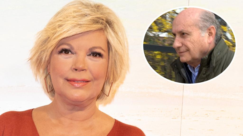 Terelu Campos junto a su cuñado, José Carlos Bernal, en un fotomontaje de EL ESPAÑOL.