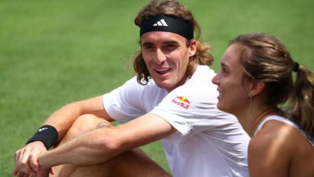 Stefanos Tsitsipas y Paula Badosa.