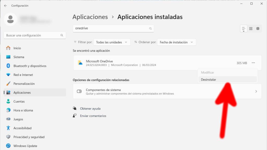 Cómo desinstalar OneDrive para Windows