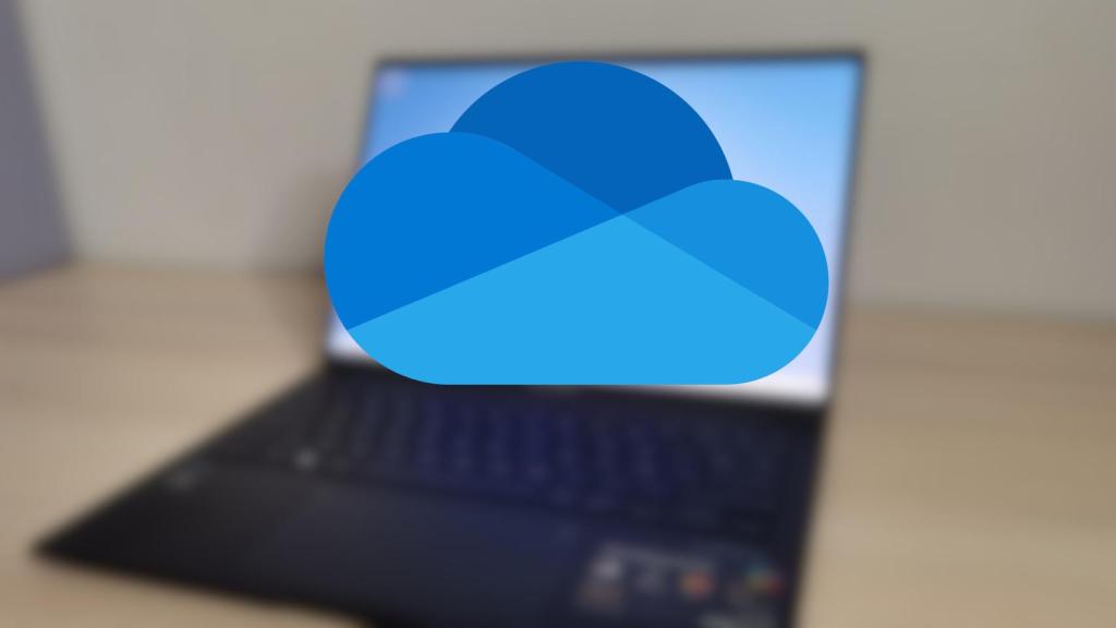 Icono de OneDrive en un ordenador Windows