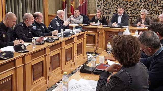Junta Local de Seguridad en Cuenca. Foto: Delegación de Gobierno.