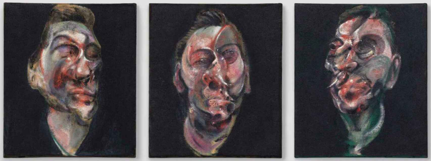 Tríptico de Francis Bacon ‘Tres estudios para el retrato de George Dyer’.