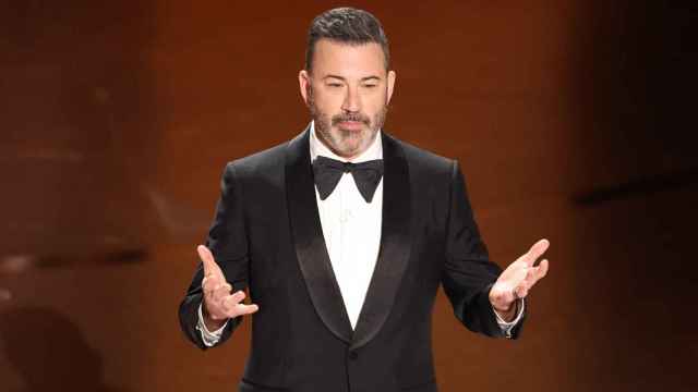 El presentador de los Oscar 2024 Jimmy Kimmel durante un momento de la gala
