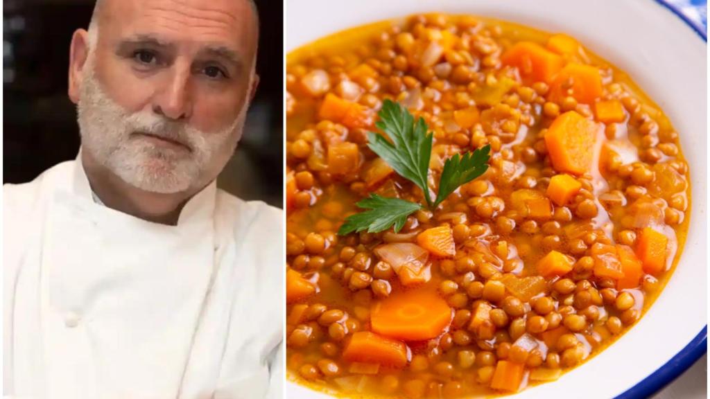 El sencillo truco del chef José Andrés para que las lentejas tengan mucho más sabor y espesen