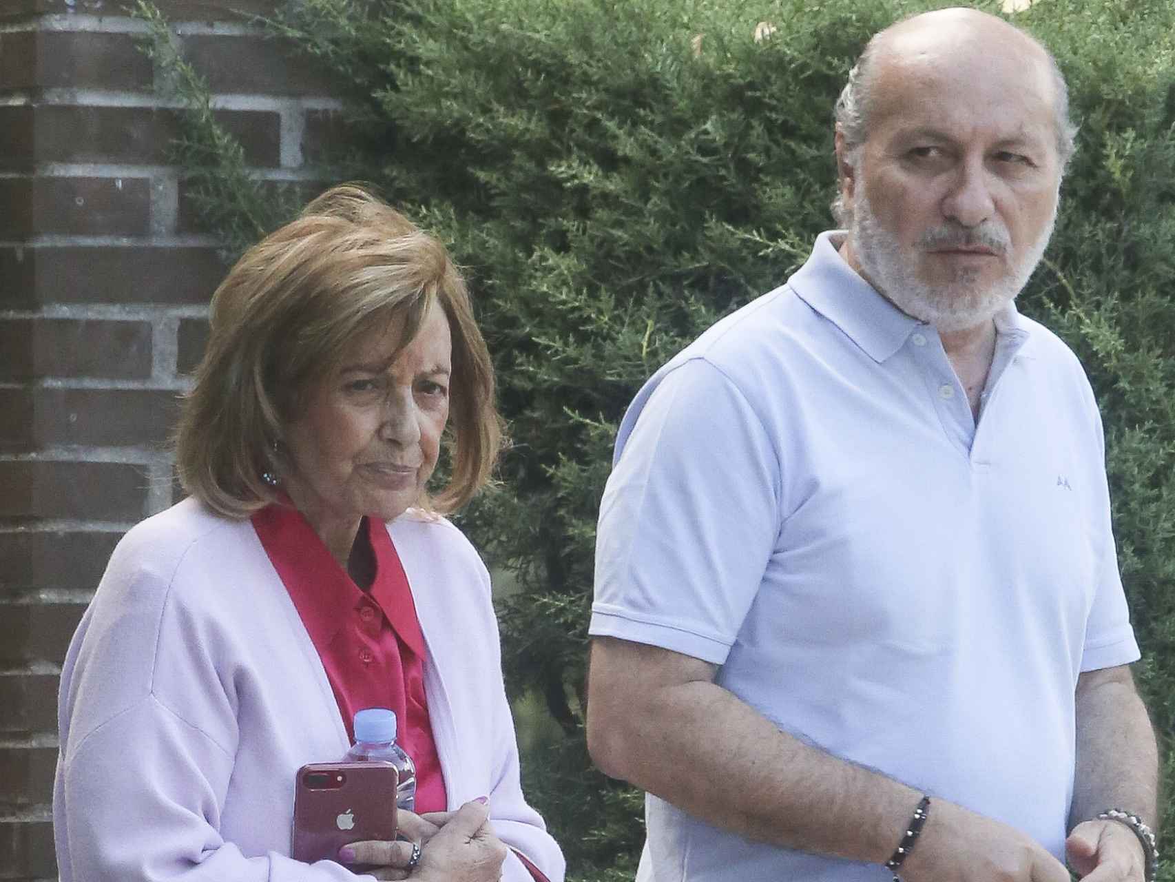 José Carlos junto a María Teresa Campos en una imagen tomada en Madrid, en junio de 2018.
