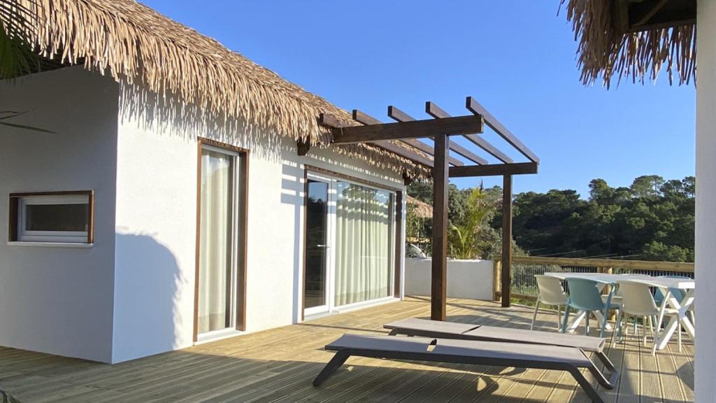 Uno de los bungalows del poblado Zulú.