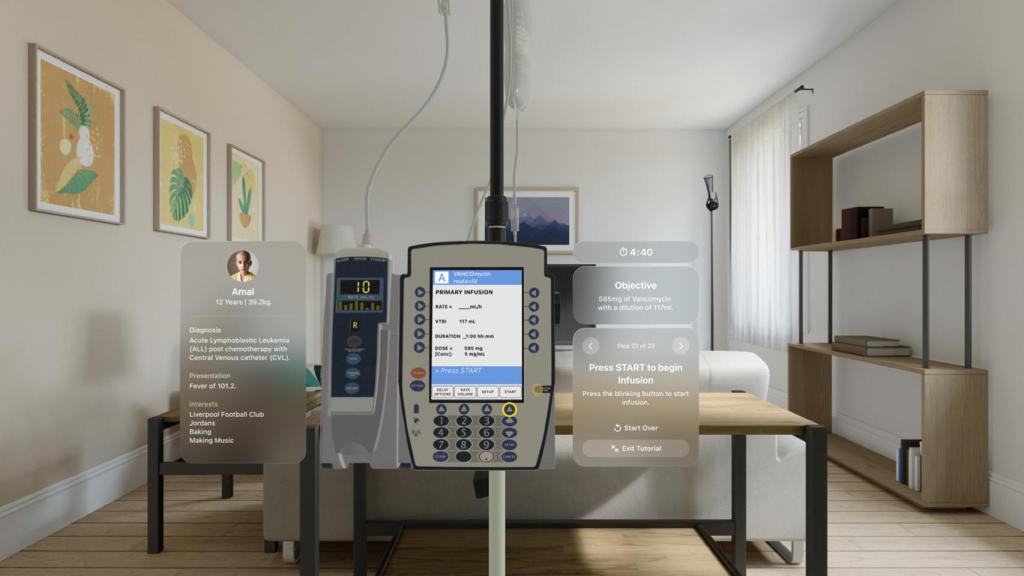 CyranoHealth, una app para formar a estudiantes en el uso de equipos médicos.