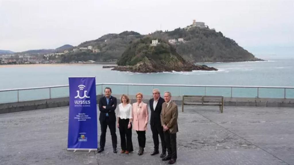 Fotografía tomada en el acto de presentación del proyecto 'Ulysses'.