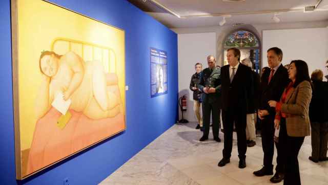 Inauguración de la exposición sobre Fernando Botero en la Casa Lis de Salamanca