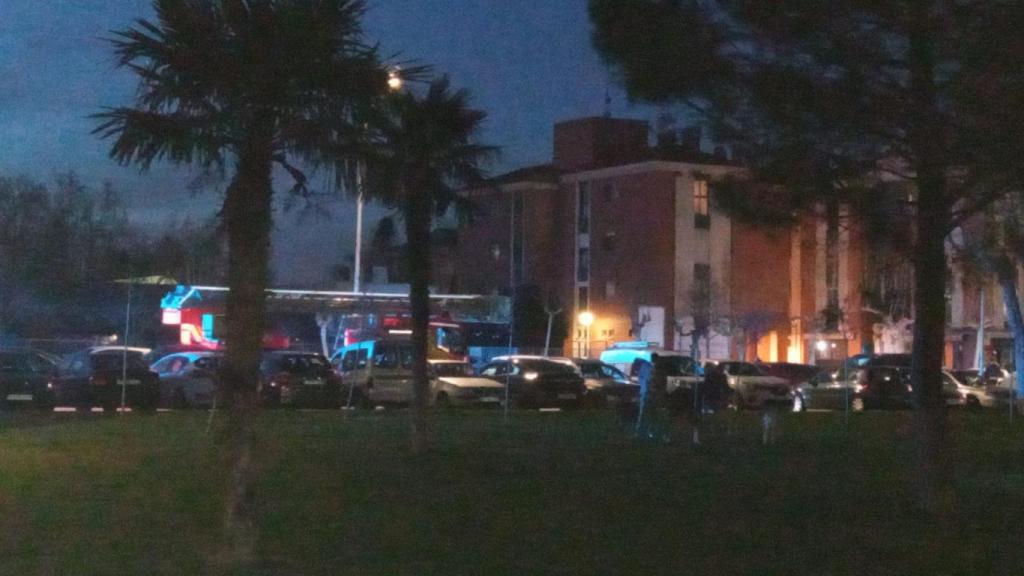 Los Bomberos de la Diputación de Valladolid en el lugar