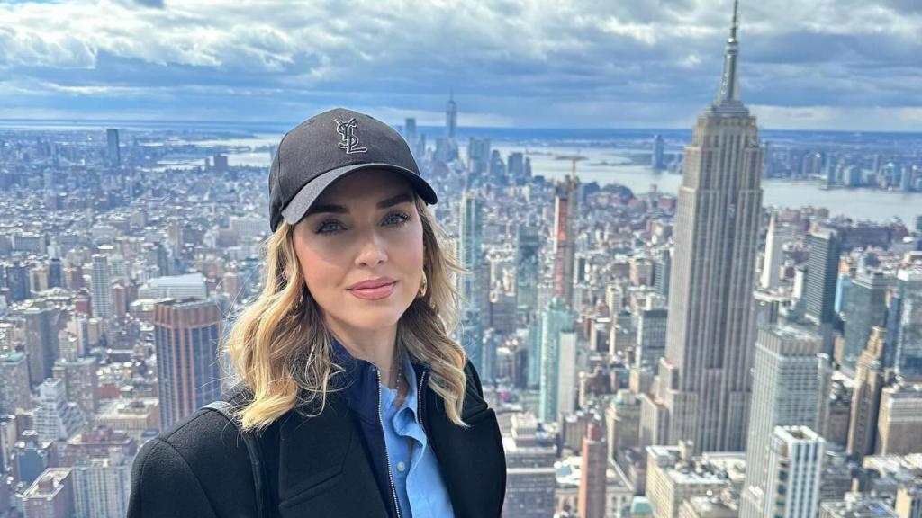 Chiara Ferragni en Nueva York. Imagen de sus redes sociales.