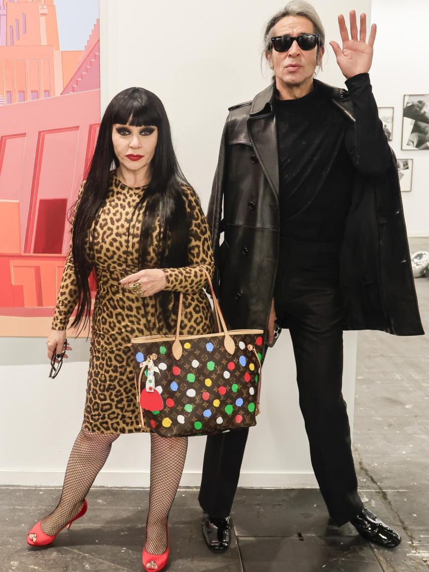 Mario Vaquerizo y Alaska, en ARCO.