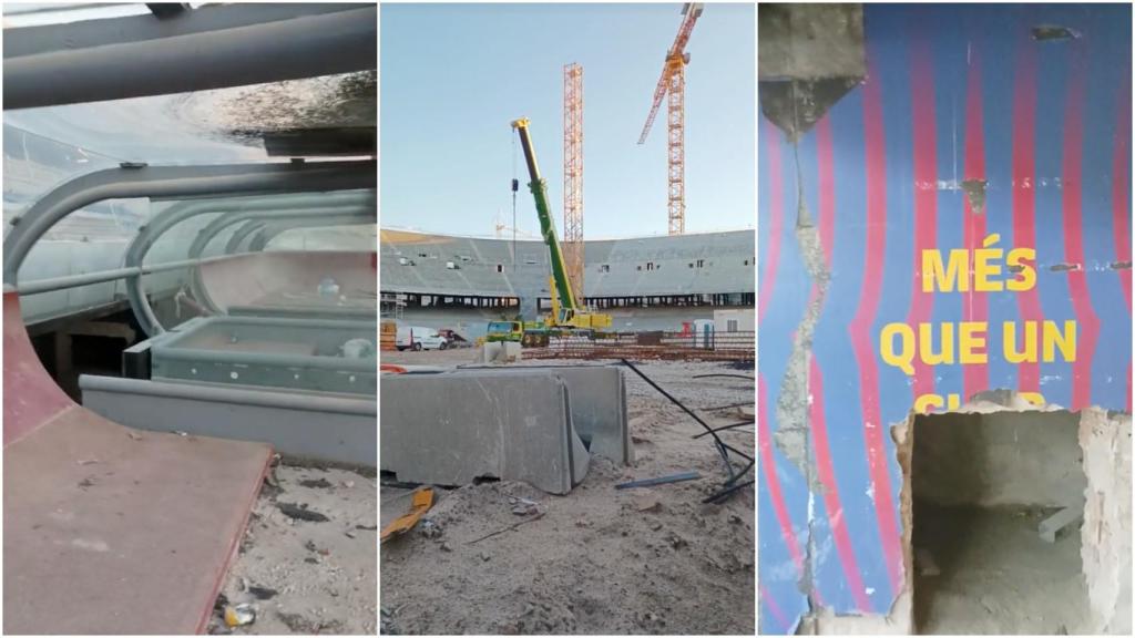 Estado actual de las obras del Camp Nou
