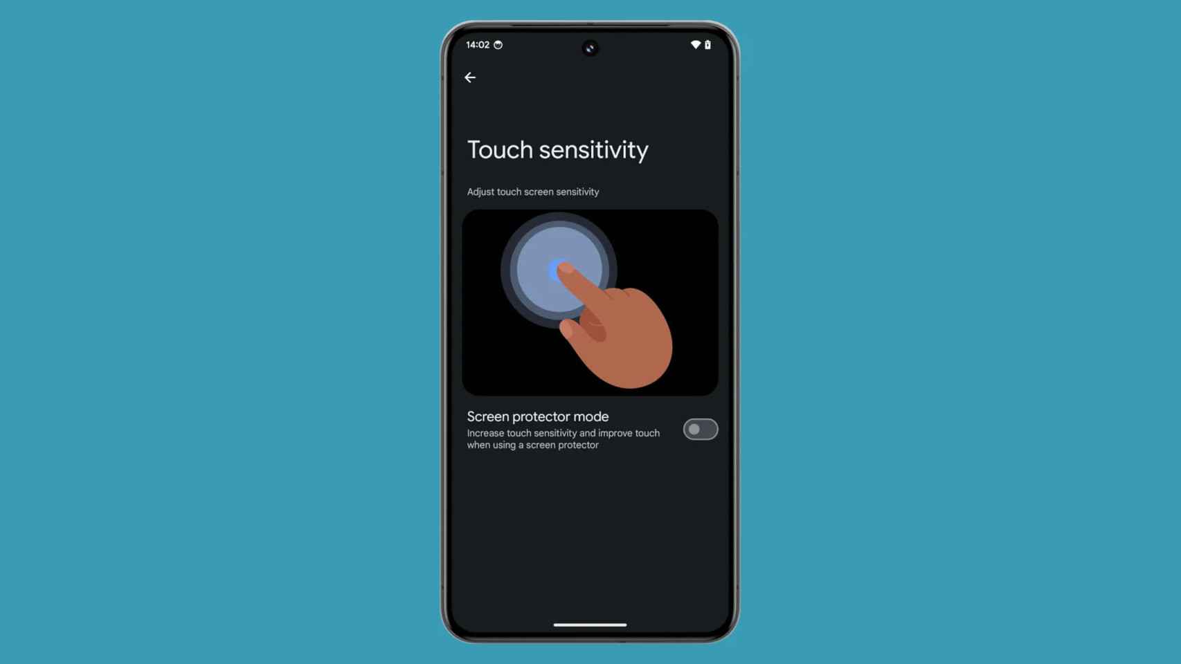 Modo de protector de pantalla en Android 14