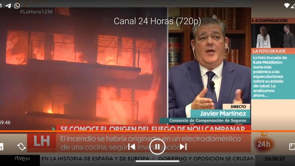 Reproduciendo un canal público por IPTV usando VLC