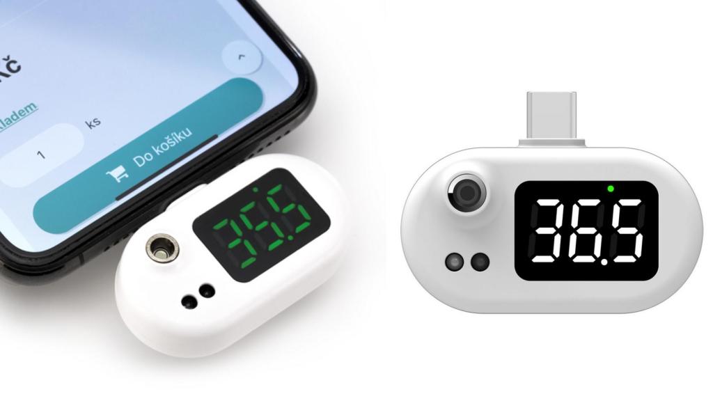 Termómetro integrado en el móvil