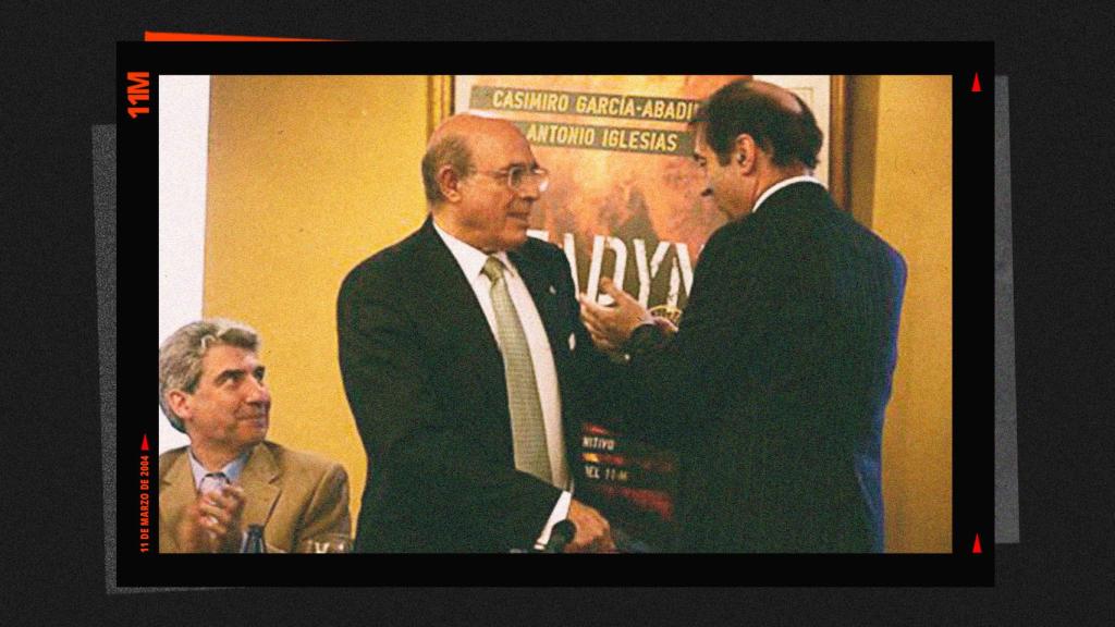 Pedro J. Ramírez y García-Abadillo, en la presentación del libro 'Titadyn', del perito del 11-M Antonio Iglesias,  donde el director de 'El Mundo' lanzó su Yo acuso.