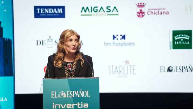 La viceconsejera de Industria de la Junta de Andalucía, Ana María Vielba, en el foro económico español.