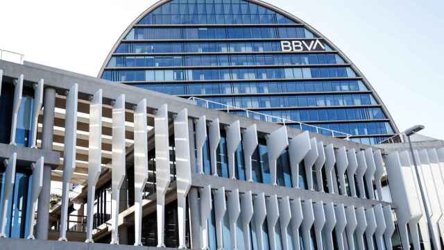 Sede de BBVA en Madrid, edificio 'La Vela'.