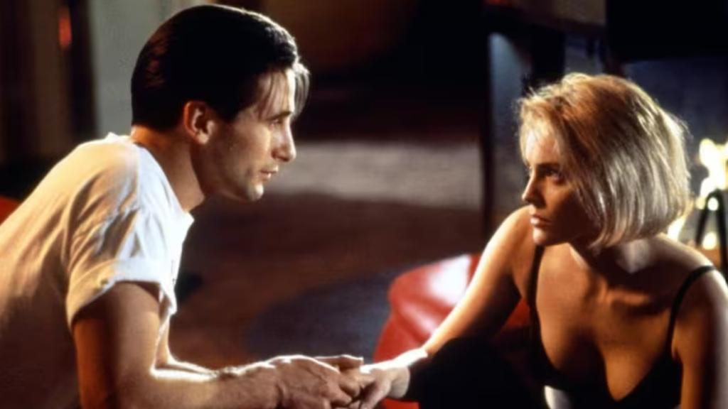 Billy Baldwin y Sharon Stone en 'Sliver'.