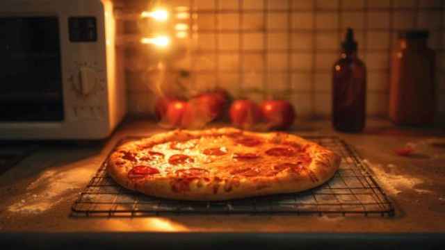 Haz tu pizza en el microondas en pocos minutos