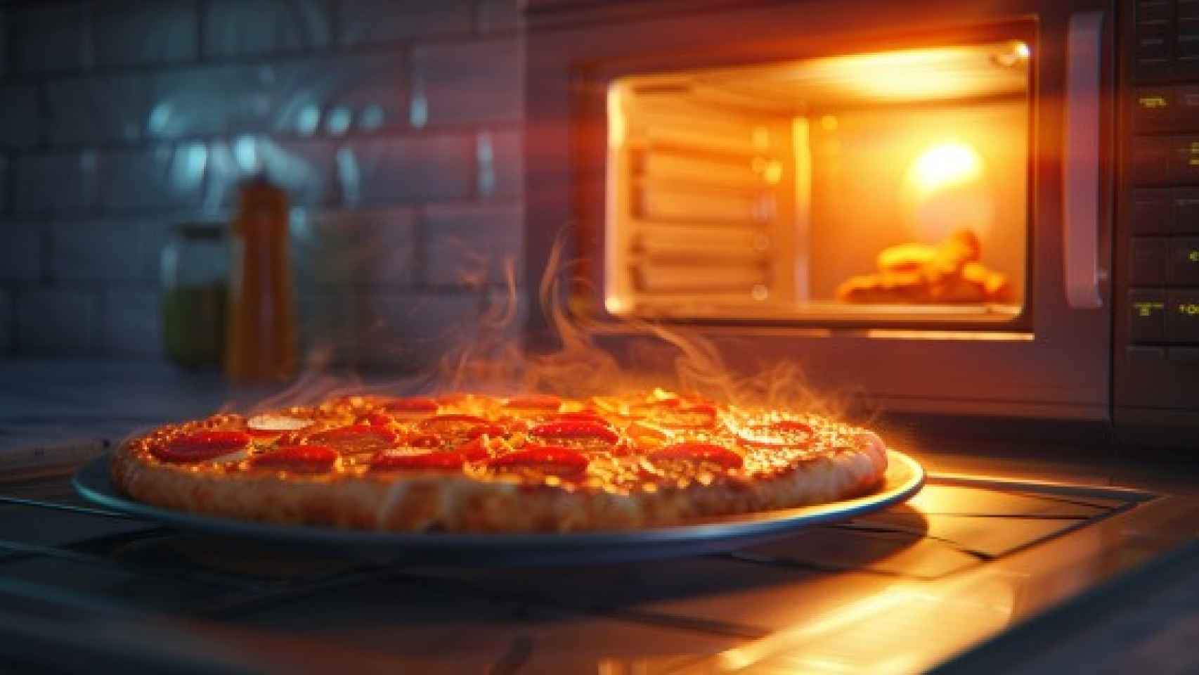 Cómo hacer una pizza al microondas