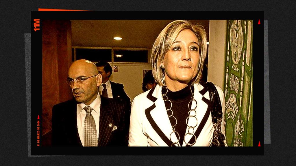 El juez Gómez Bermúdez y su mujer, la periodista Elisa Beni.